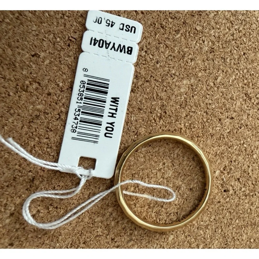 Brosway‎ With You Ring ALWAYS WITH YOU Steel EU 27 US 13 NWT BWYA041